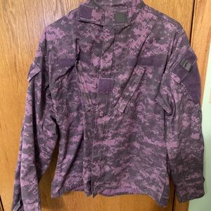 Purple army jacket